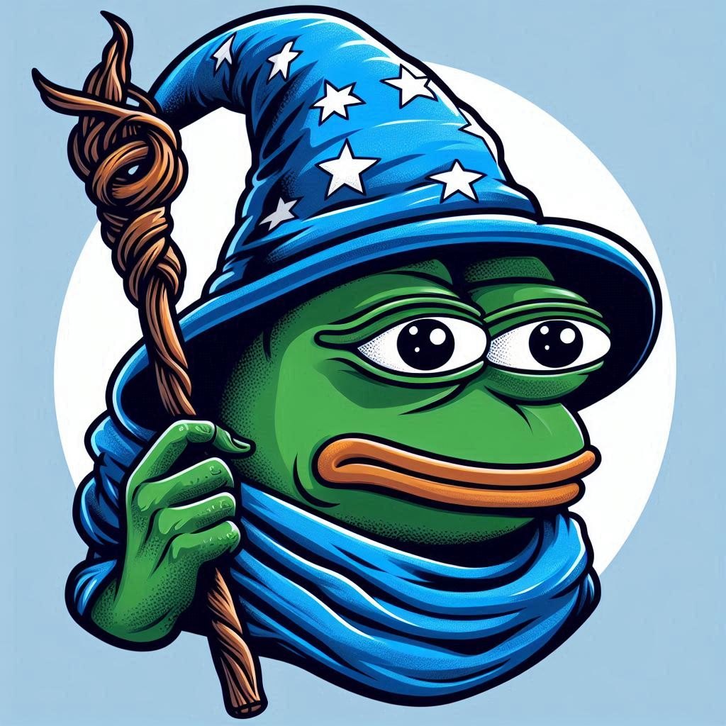 The Based Wizard. Our coin. It died so my art collection could live.