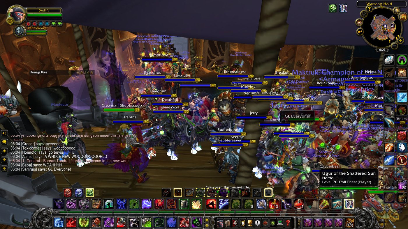 2022, WotLK Classic. The bear market looked like this from where I sat.