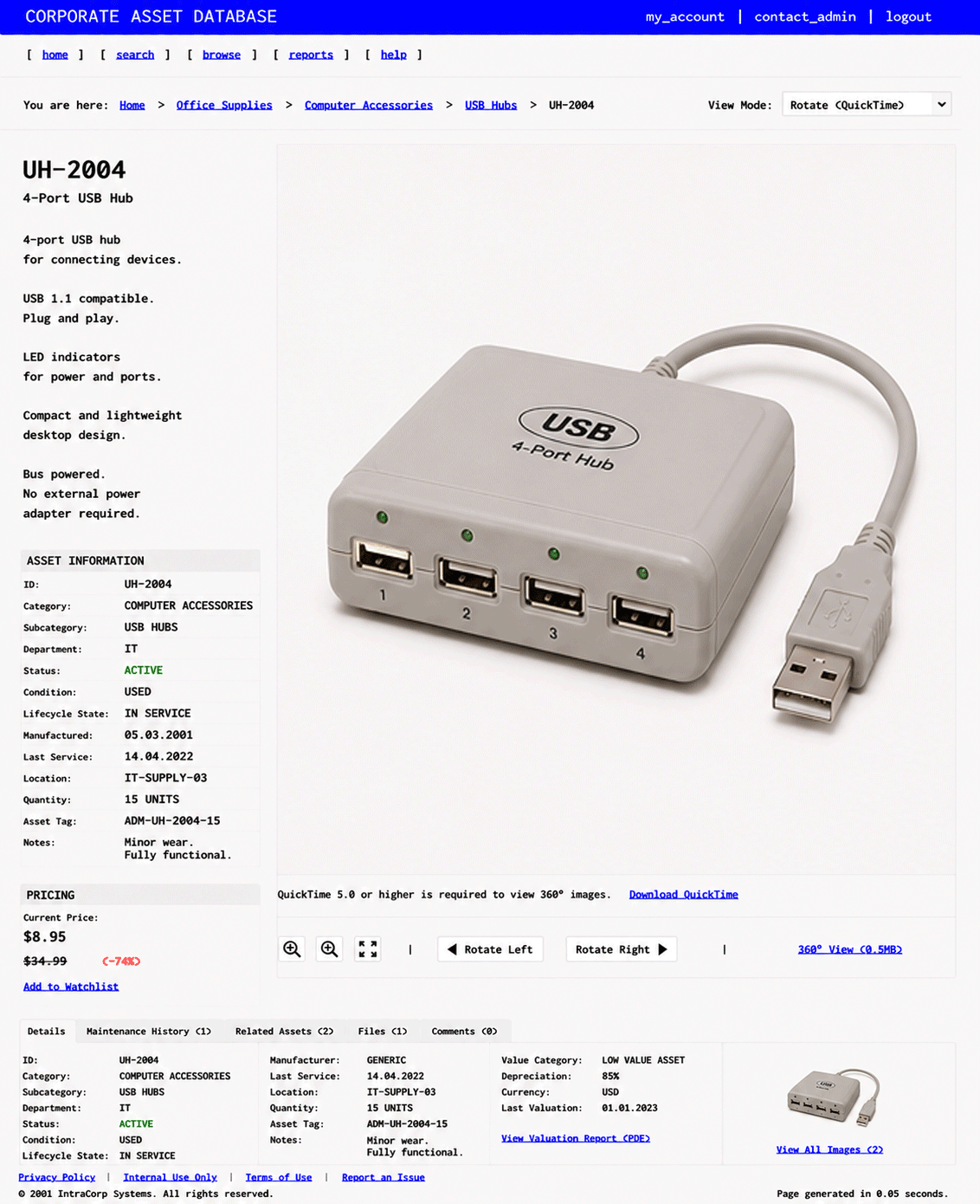 ITEM #220, UH-2004