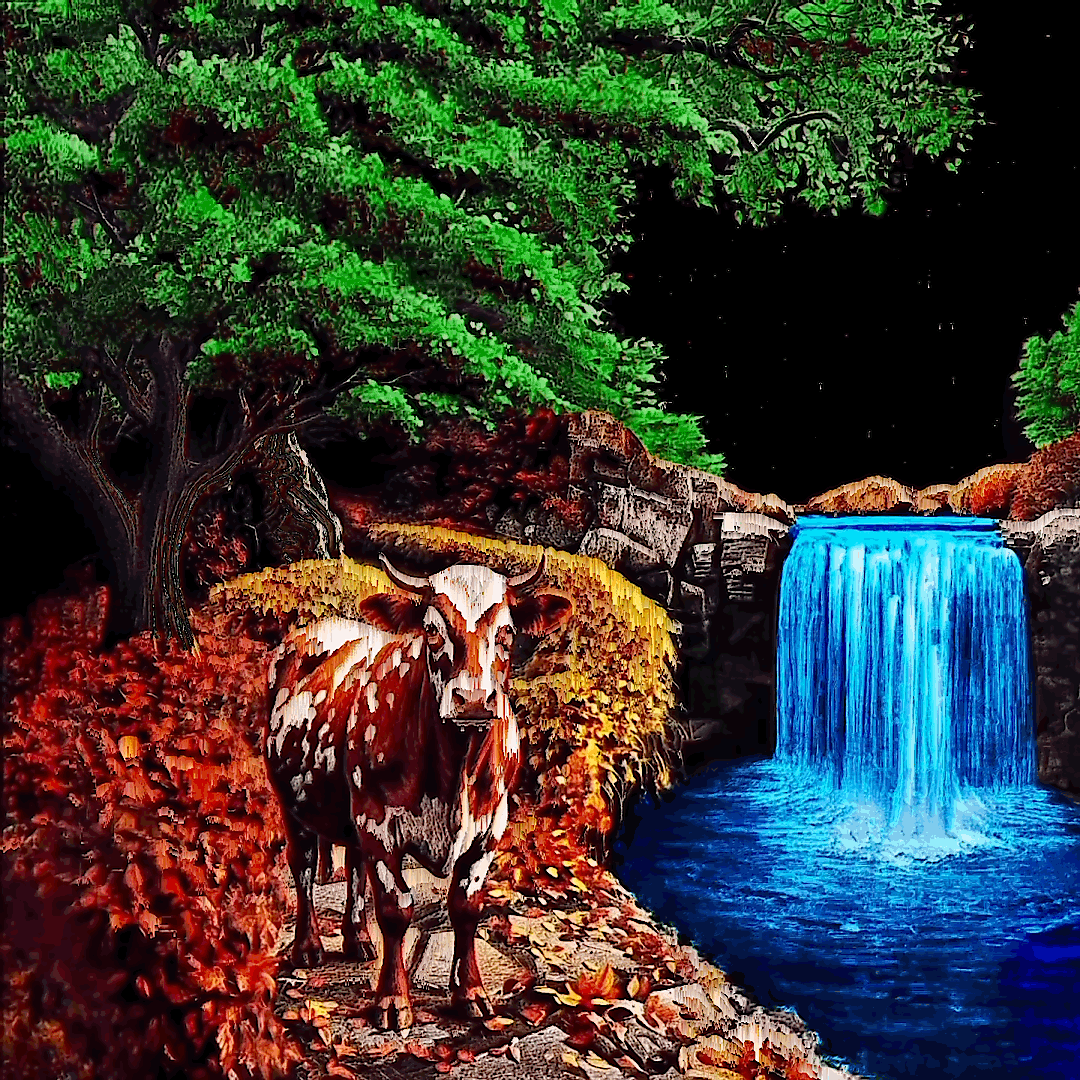 Face to Face with the Sound of the Waterfall