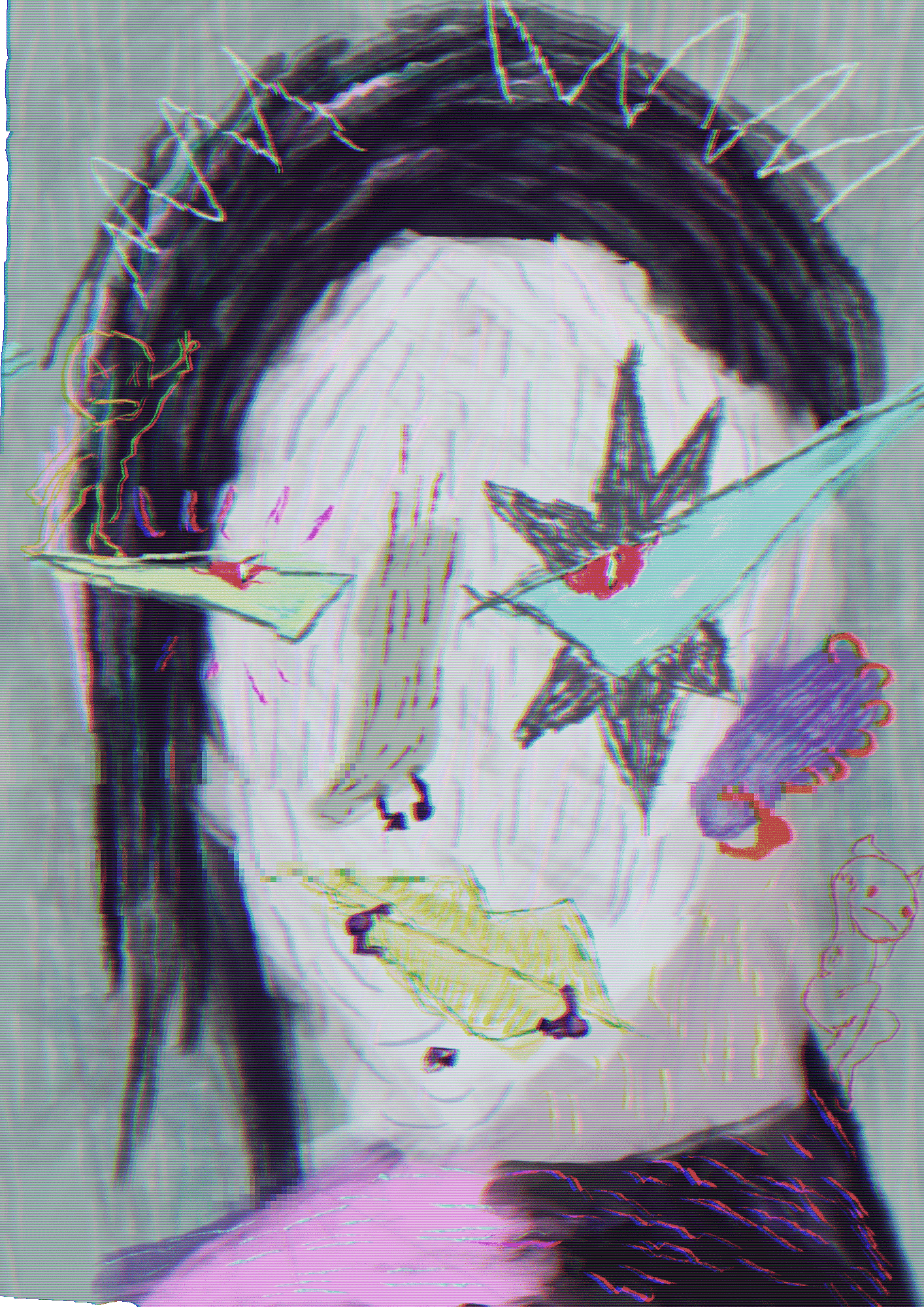 Faded portrait