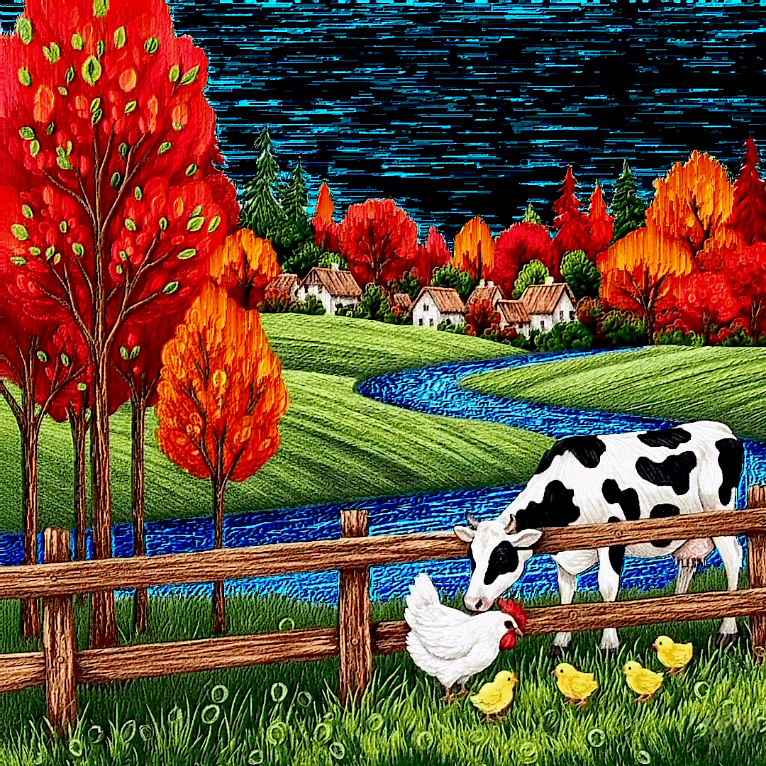 Peaceful Village View