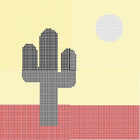 Patchwork Saguaros #0 by Jake Rockland