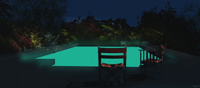 GLOWING POOL