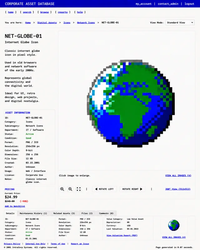ITEM #284, NET-GLOBE-01