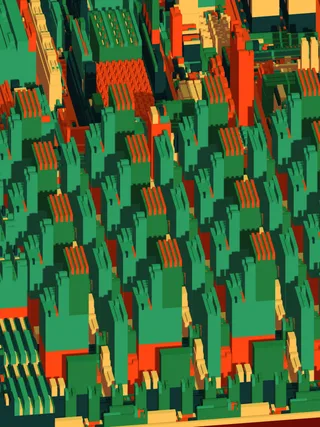 Democracity #62 by Generative Artworks