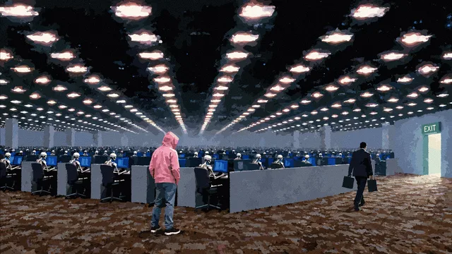 clocking out