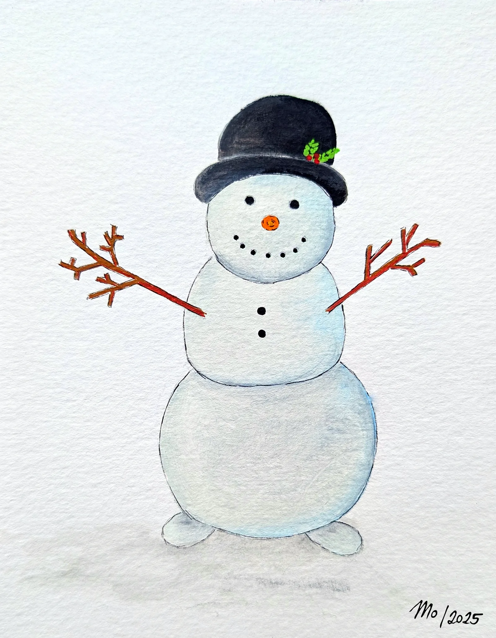 Monika's Art: Christmas Card 2025
