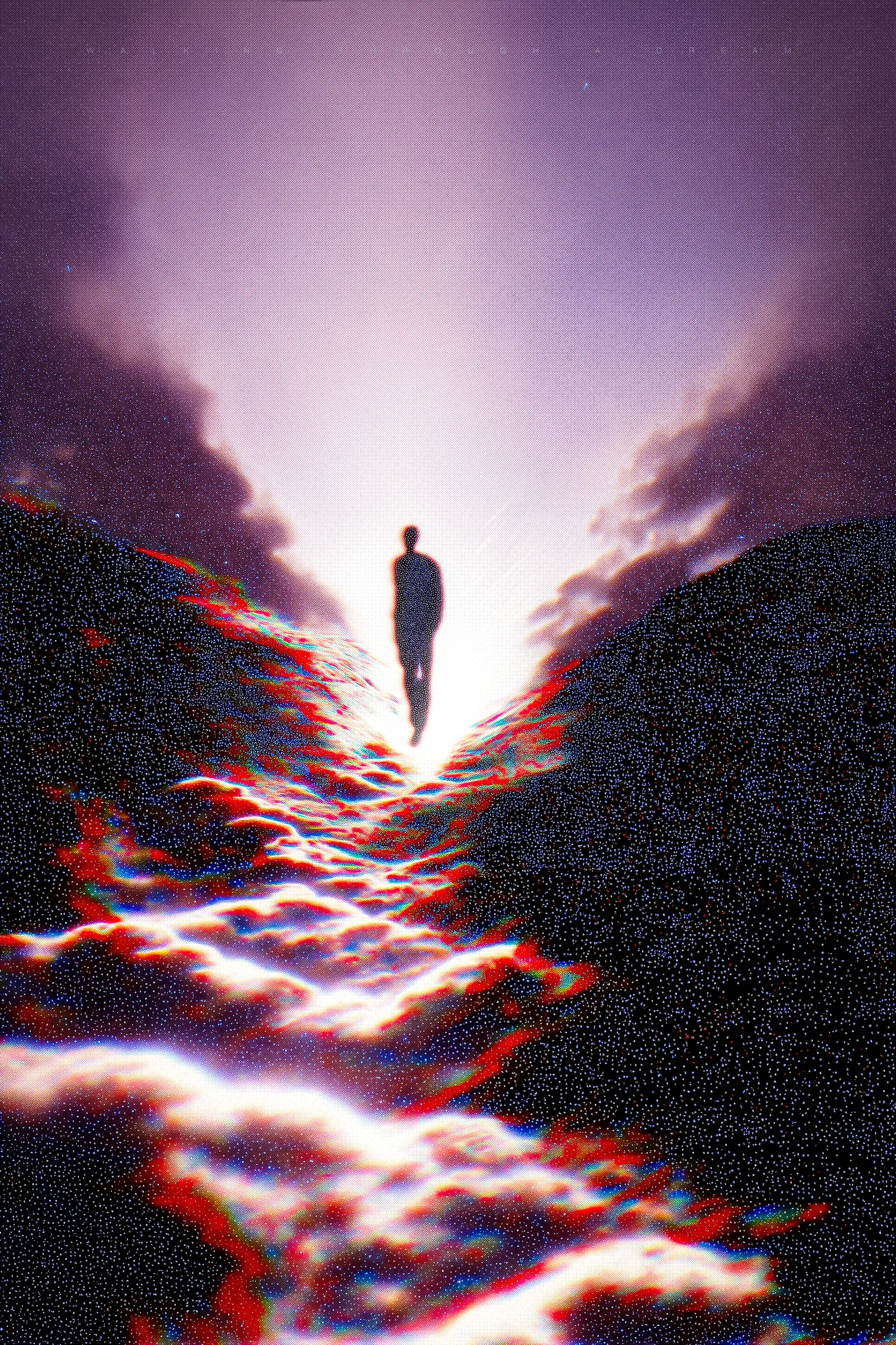 walking through a dream.