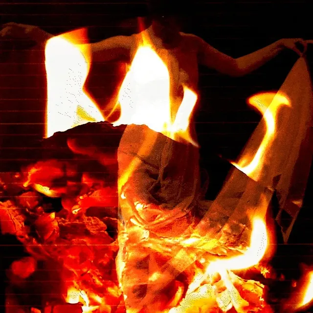 HER DANCE IN FLAMES