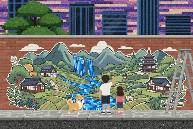 Painting Nature on City Walls