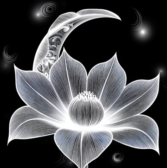 Ethereal Moon Bloom