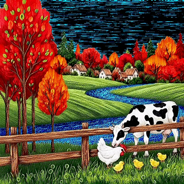 Peaceful Village View