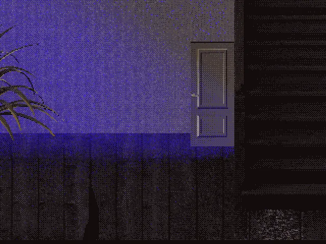 Under the stairs
