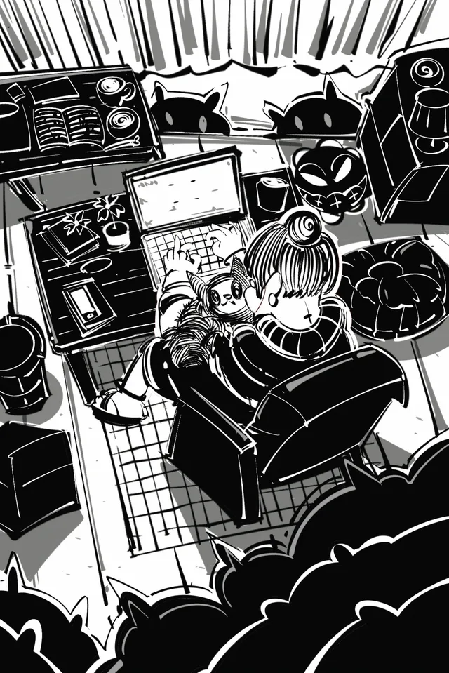 Play computer games for fun.